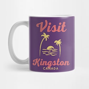 Kingston Canada - Funny Canadian Beach Art Mug